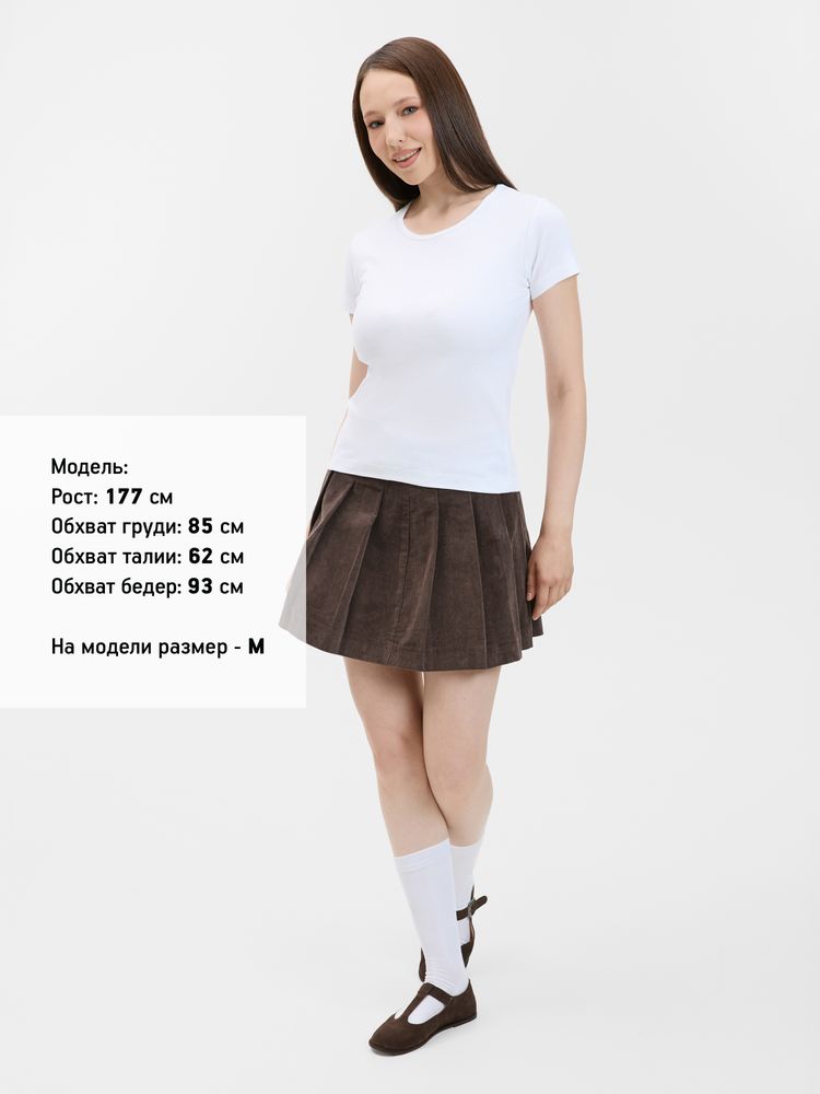 Футболка женская с круглым вырезом Lady 220 белая — изображение 7