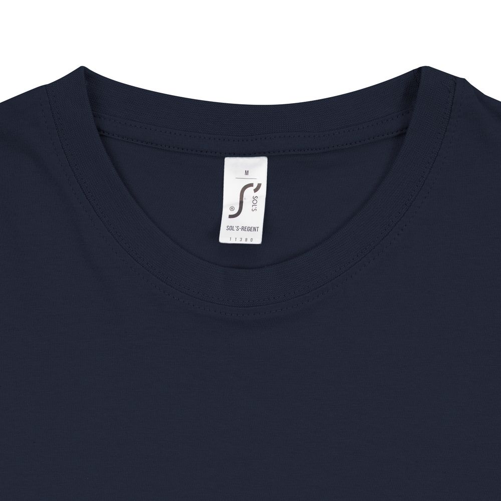 Футболка унисекс Regent 150, темно-синяя (navy) — изображение 3