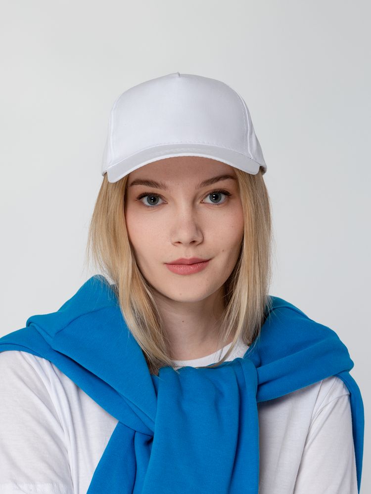 Бейсболка Promo, белая — изображение 4