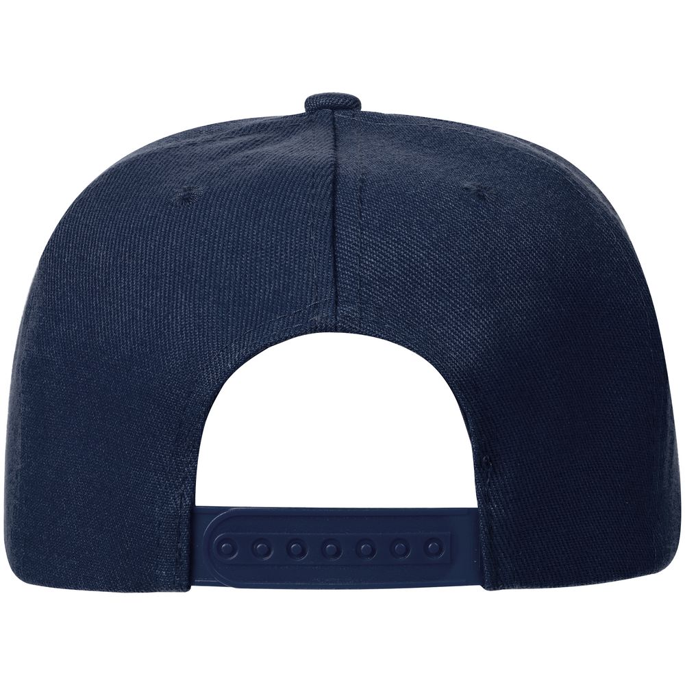 Бейсболка Snapback с прямым козырьком, темно-синяя — изображение 3