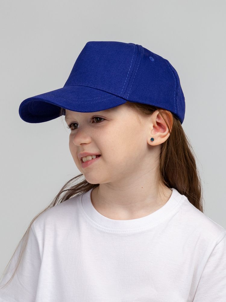 Бейсболка детская Standard Kids, синяя — изображение 4