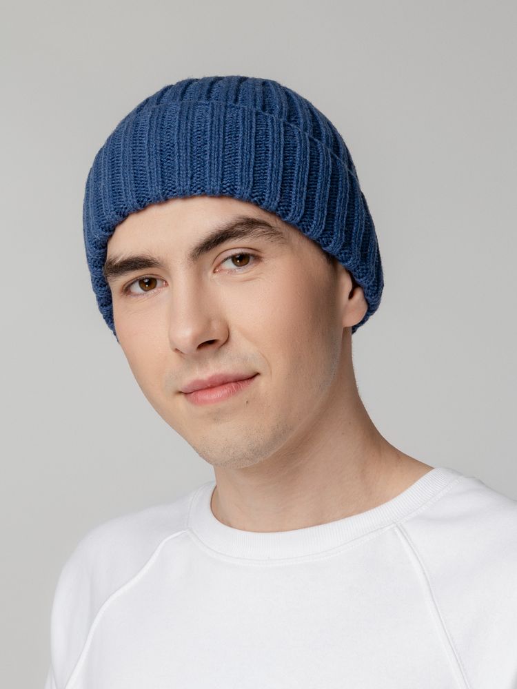 Шапка Uni, синяя — изображение 4