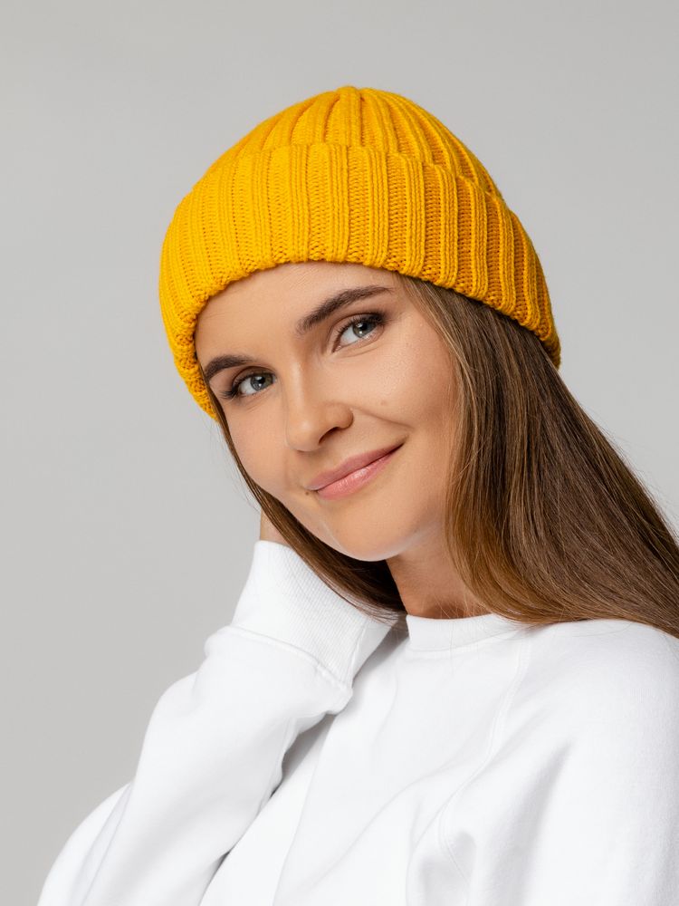 Шапка Uni, желтая — изображение 4