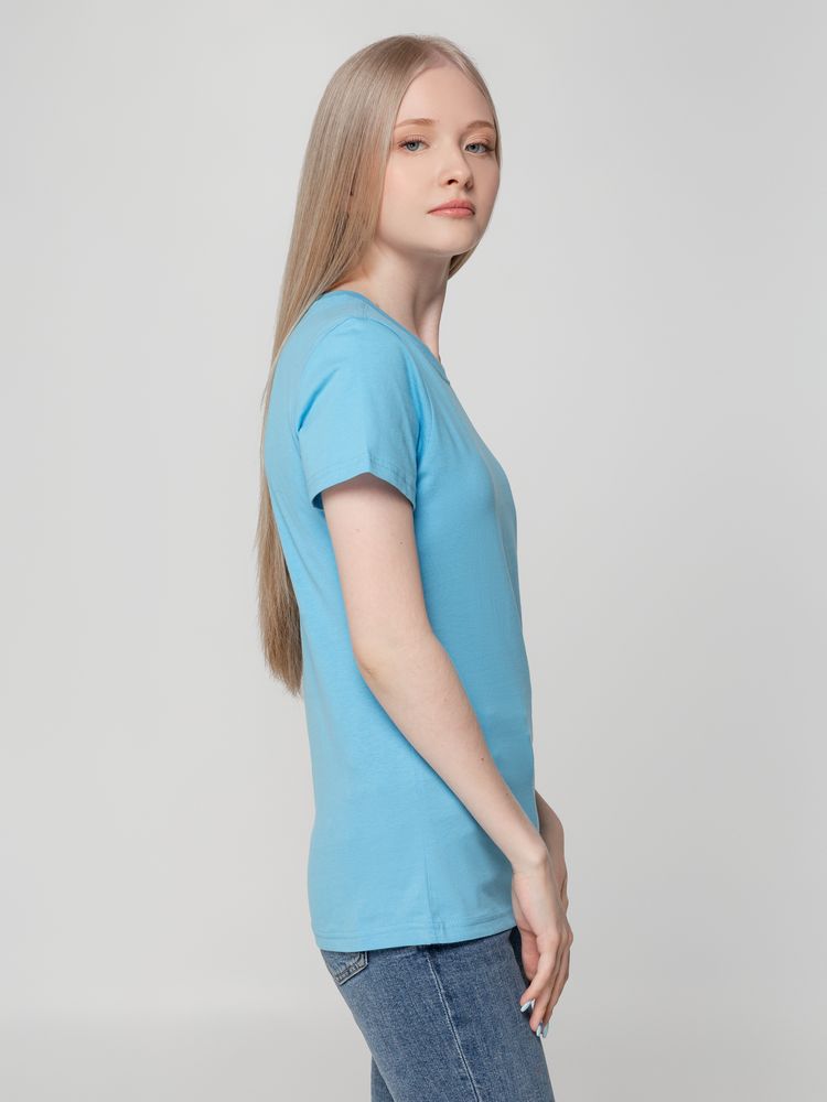 Футболка женская T-bolka Lady, голубая — изображение 6