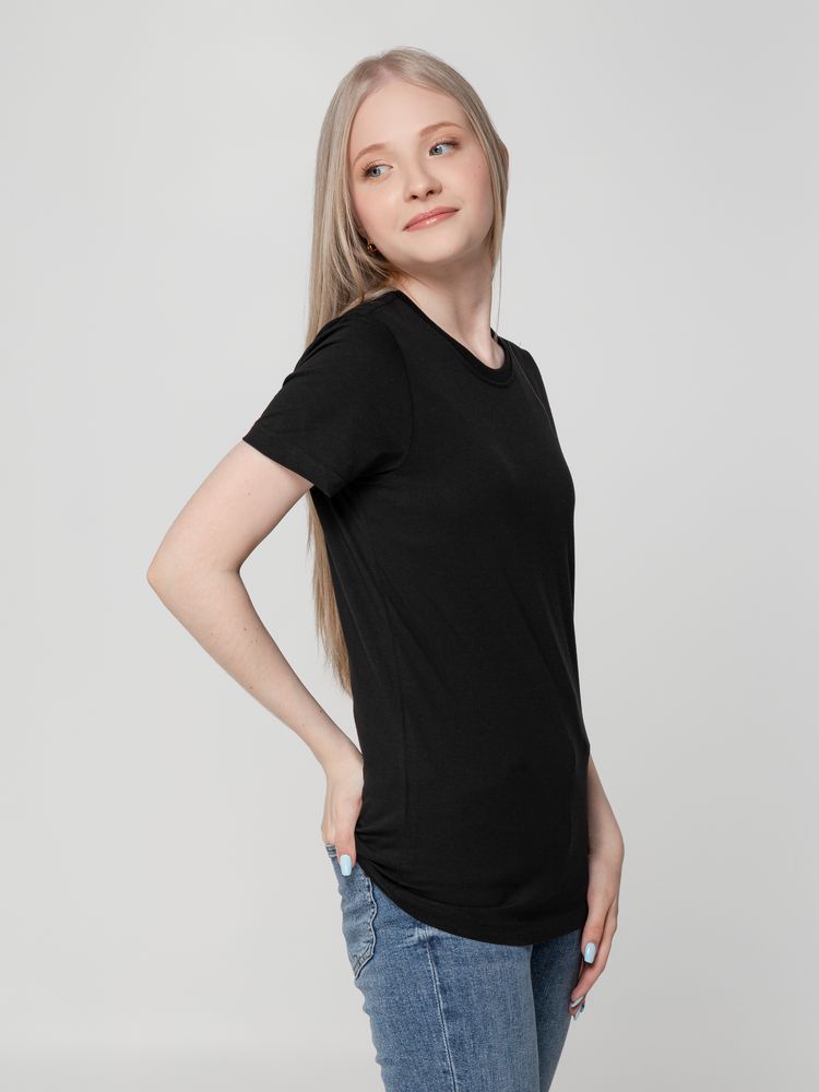 Футболка женская T-bolka Lady, черная — изображение 6