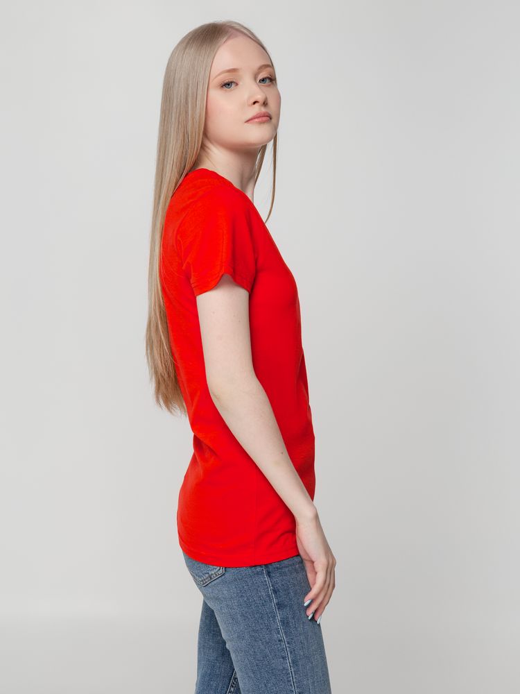 Футболка женская T-bolka Lady, красная — изображение 6