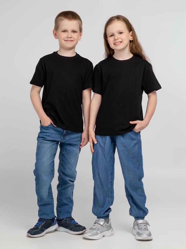 Футболка детская Regent Kids 150, черная — изображение 7