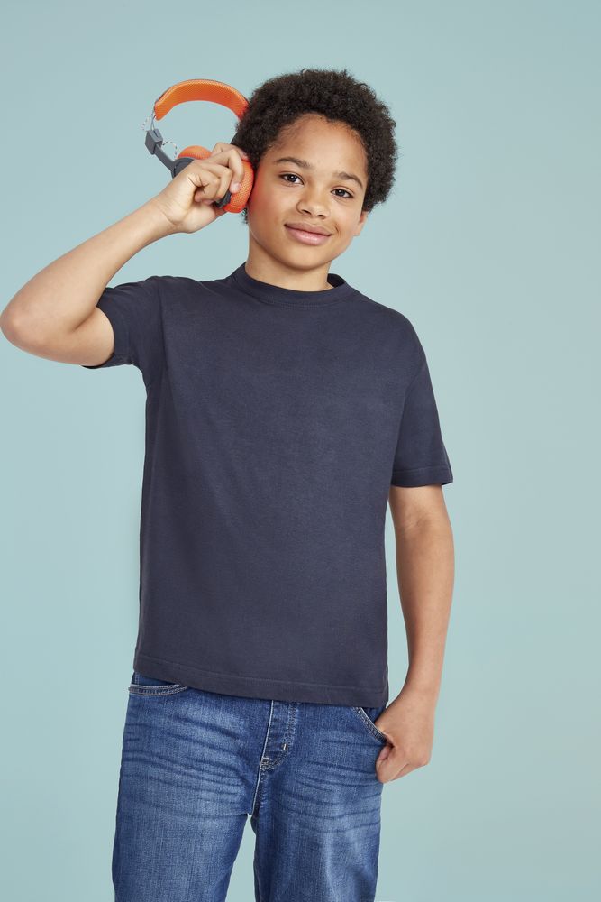 Футболка детская Regent Kids 150, кобальт (темно-синяя) — изображение 3