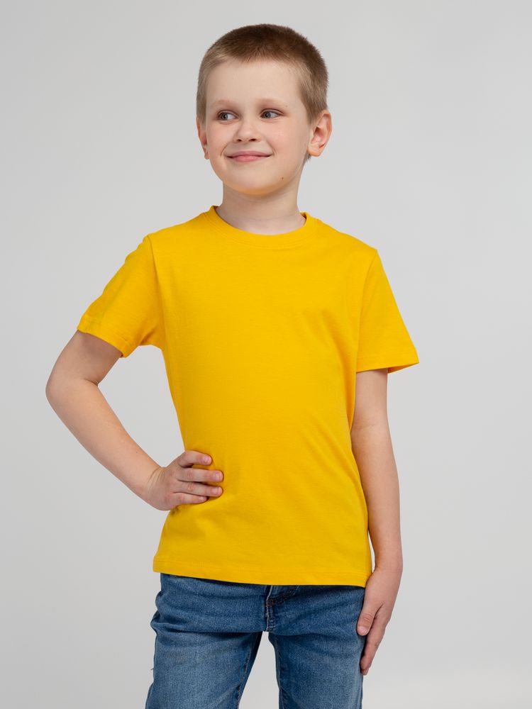 Футболка детская Regent Kids 150, желтая — изображение 3