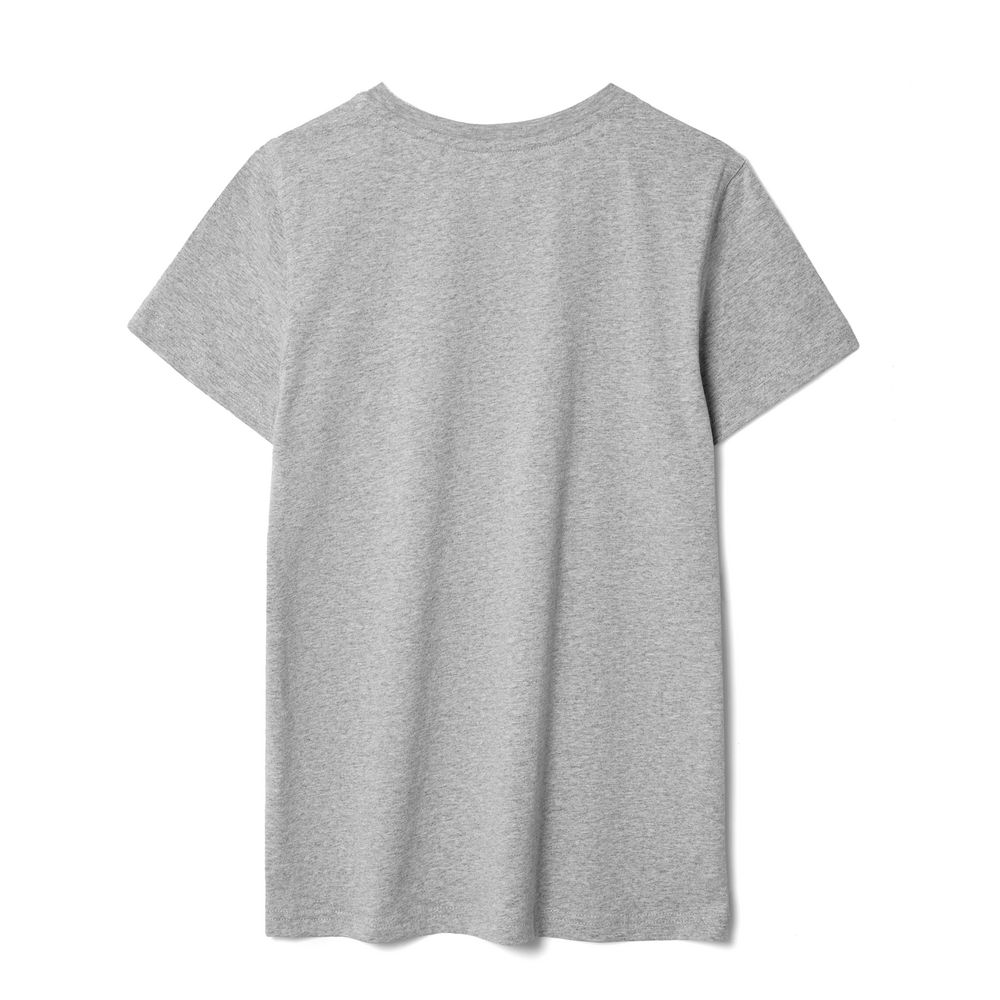 Футболка женская T-bolka Stretch Lady, серый меланж — изображение 2