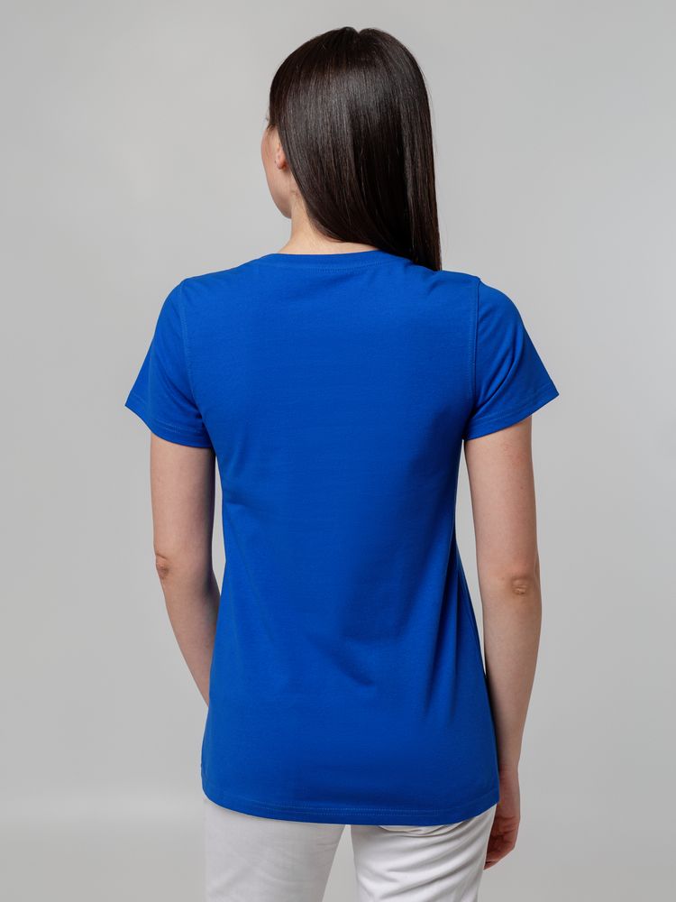 Футболка женская T-bolka Stretch Lady, ярко-синяя (royal) — изображение 7