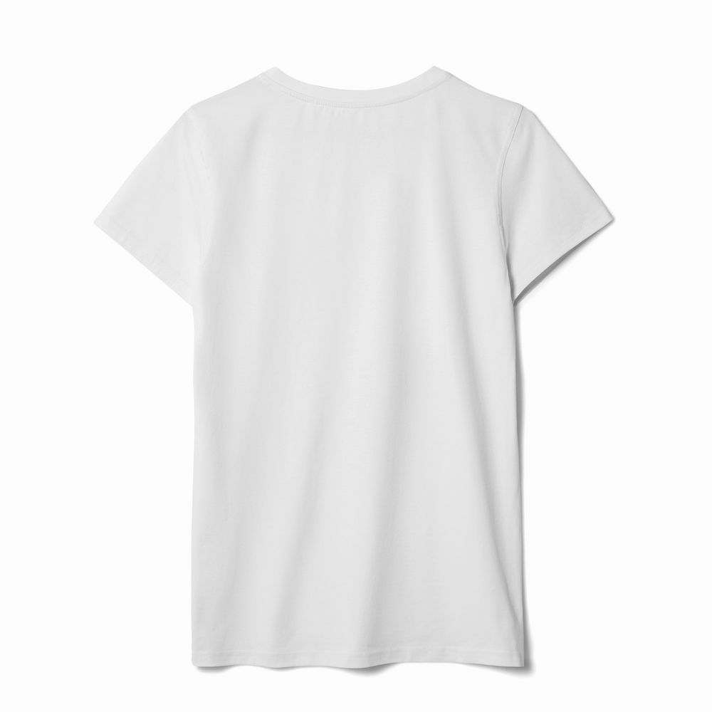 Футболка женская T-bolka Stretch Lady, белая — изображение 2