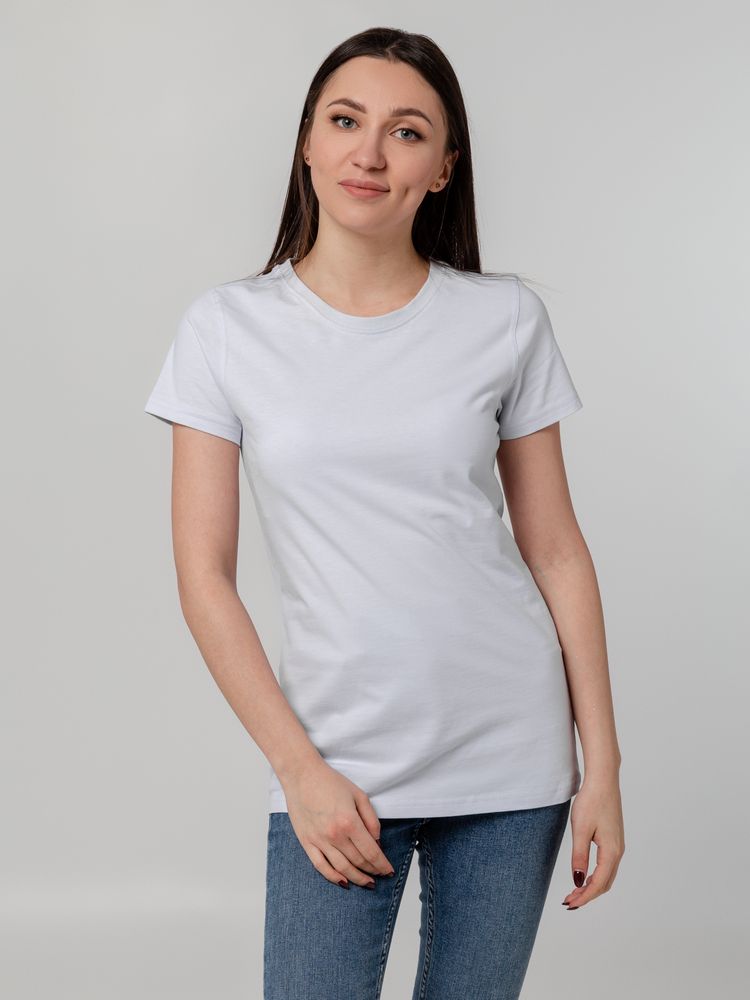 Футболка женская T-bolka Stretch Lady, белая — изображение 5