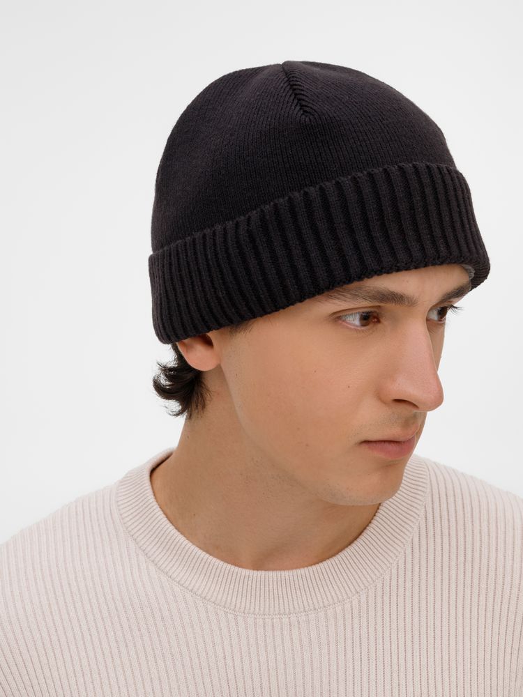 Шапка ComFleece, черная — изображение 4