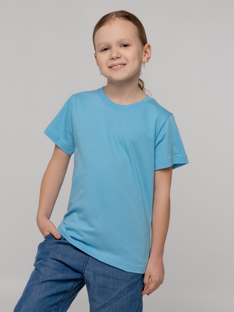 Футболка детская T-Bolka Kids, голубая — изображение 5