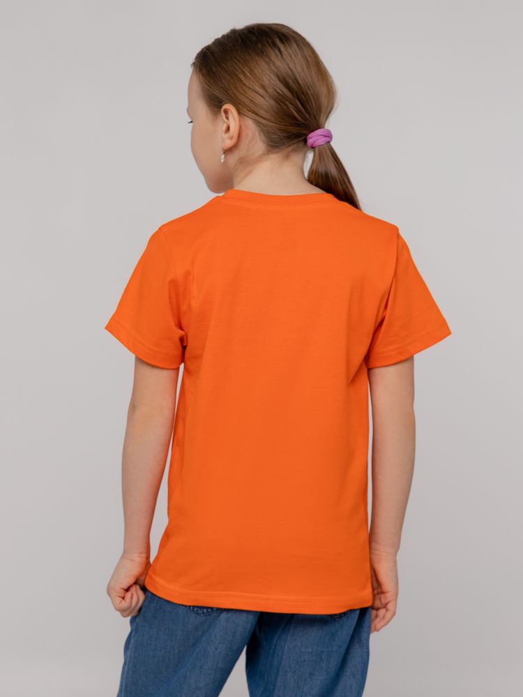 Футболка детская T-Bolka Kids, оранжевая — изображение 6