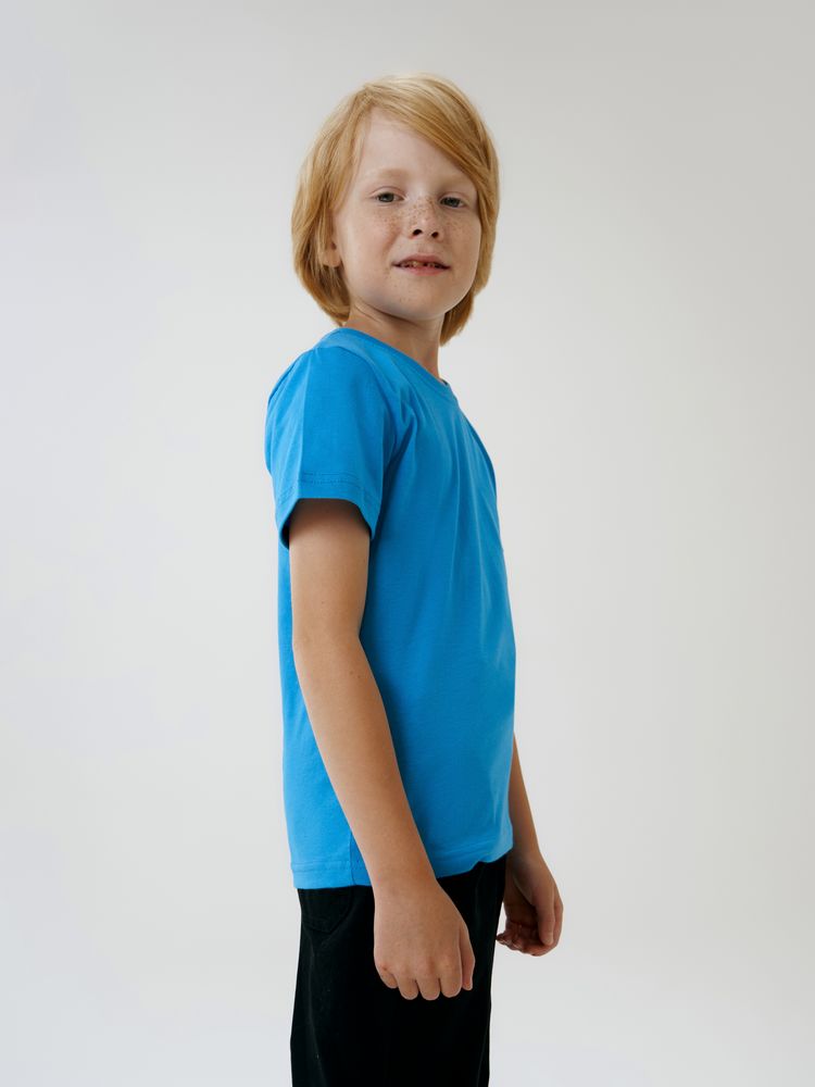 Футболка детская T-Bolka Kids, бирюзовая — изображение 6