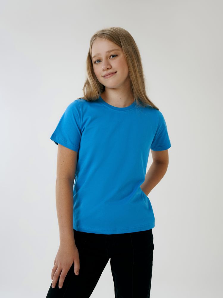 Футболка детская T-Bolka Kids, бирюзовая — изображение 3