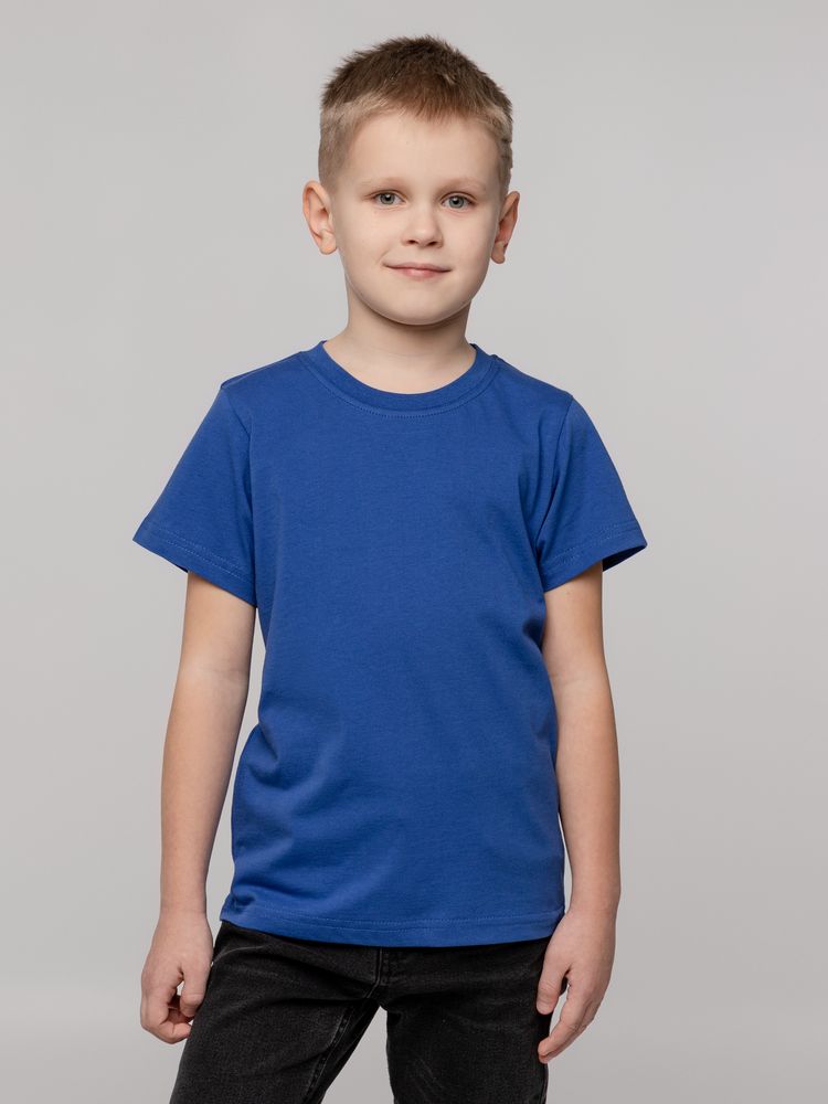 Футболка детская T-Bolka Kids, ярко-синяя — изображение 5
