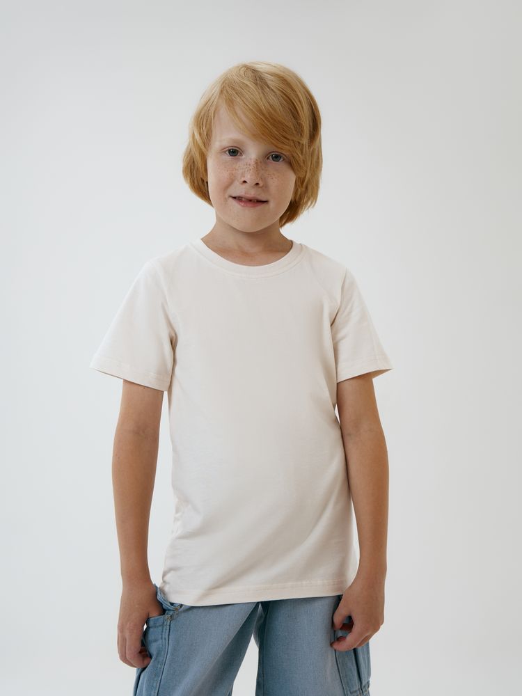 Футболка детская T-Bolka Kids, молочно-белая — изображение 6