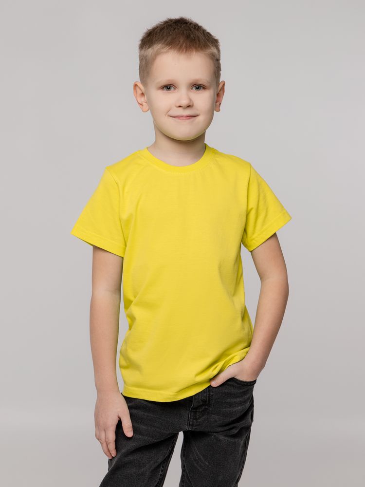 Футболка детская T-Bolka Kids, желтая — изображение 5