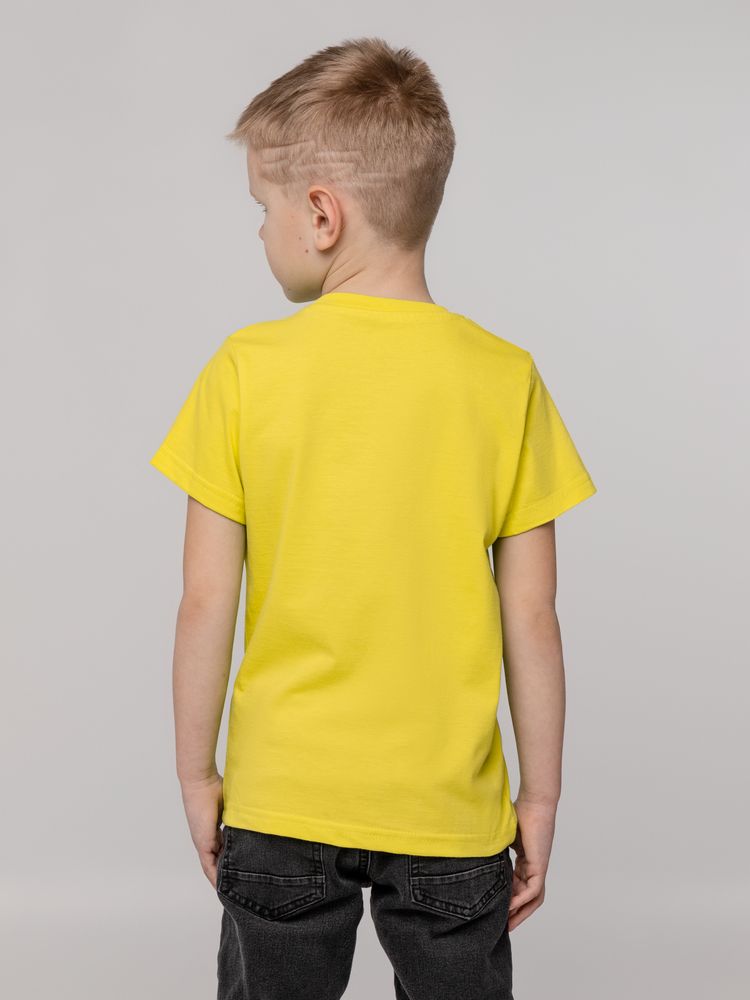 Футболка детская T-Bolka Kids, желтая — изображение 6