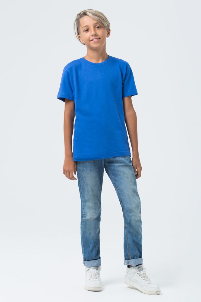 Футболка детская Regent Fit Kids, ярко-синяя (royal) — изображение 6