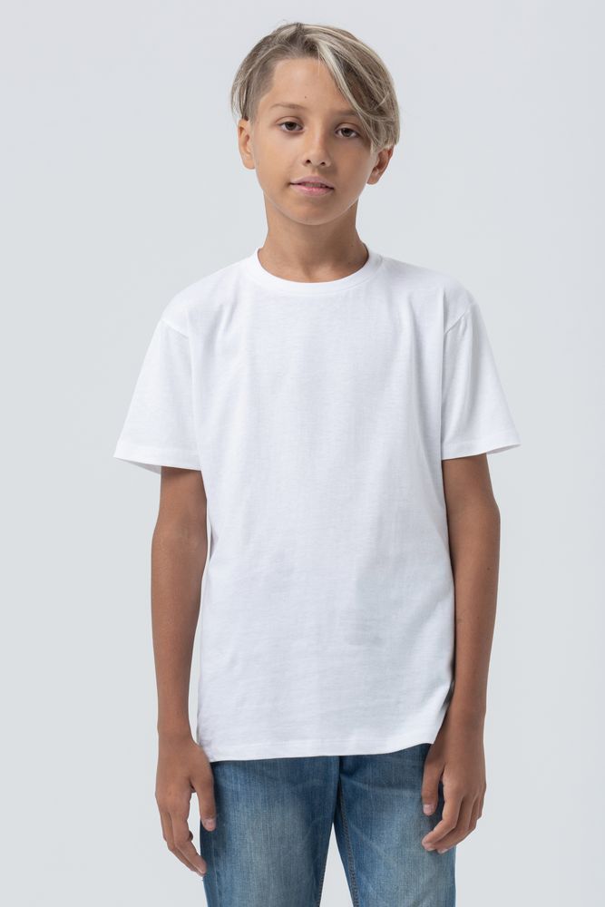 Футболка детская Regent Fit Kids, белая — изображение 4