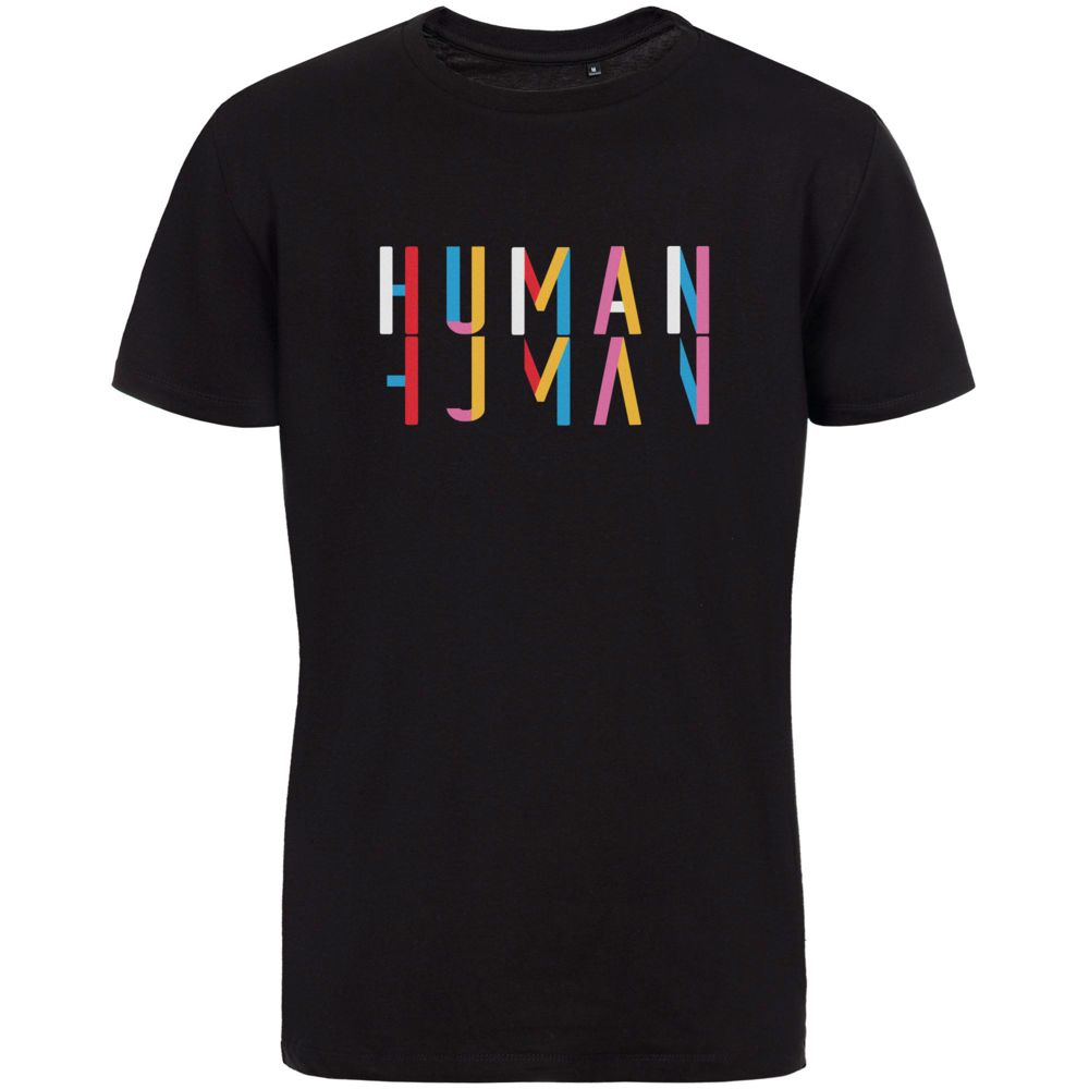 Футболка Human, черная — изображение 2