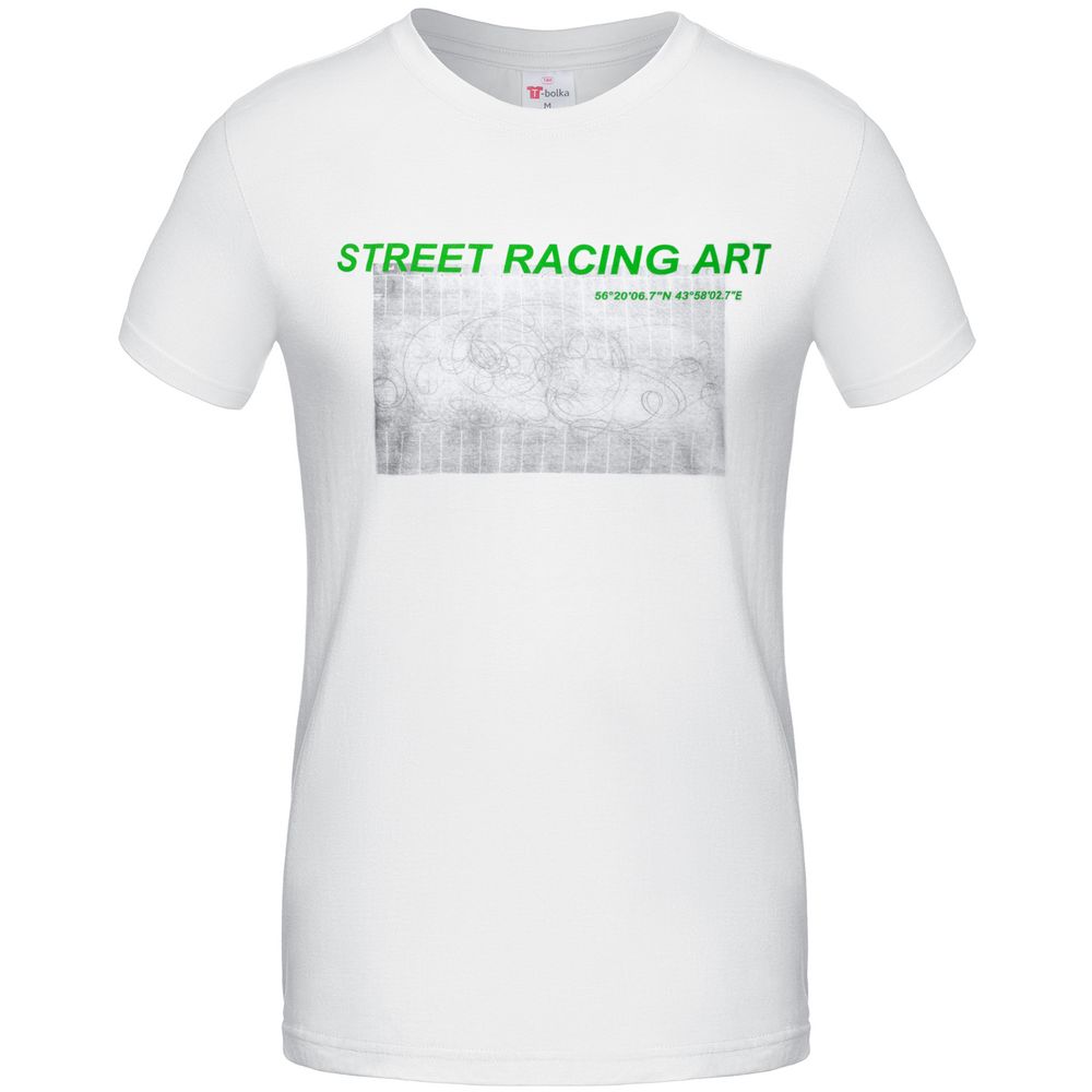 Футболка Street Racing Art, белая — изображение 2