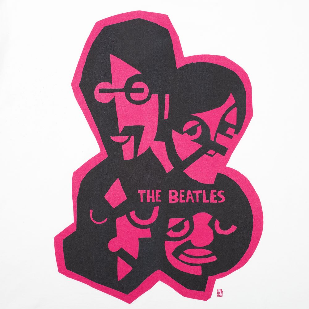 Футболка «Меламед. The Beatles», белая — изображение 4