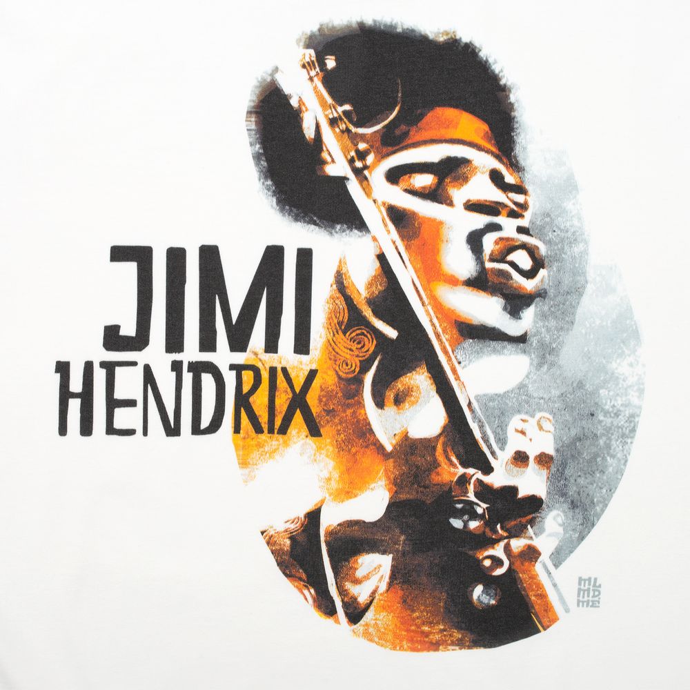 Футболка «Меламед. Jimi Hendrix», белая — изображение 3