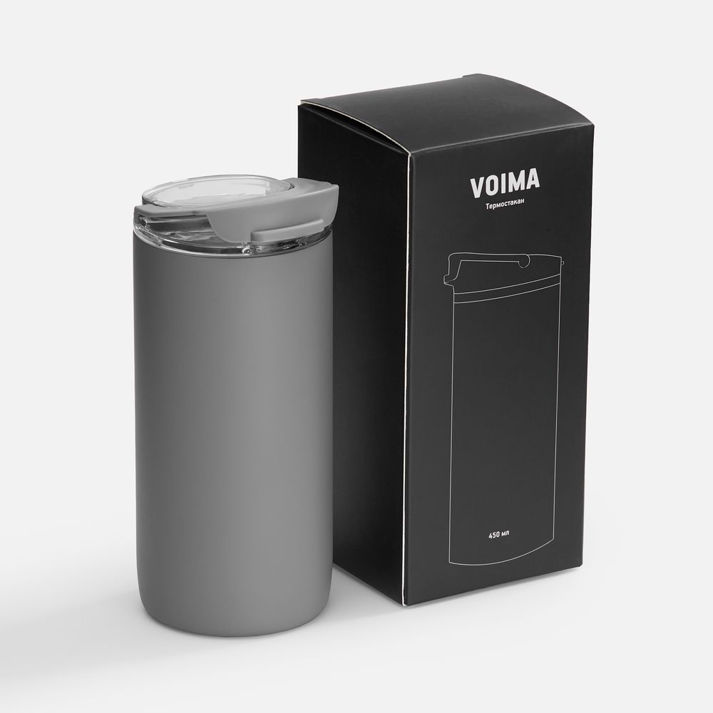 Термостакан Voima, серый — изображение 6